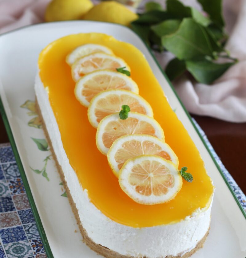 cheesecake cremosa al limone