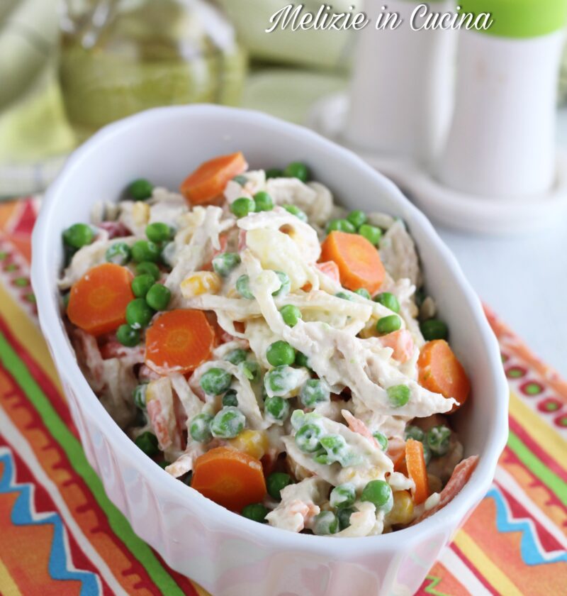 Insalata di pollo veloce e appetitosa - Melizie in Cucina