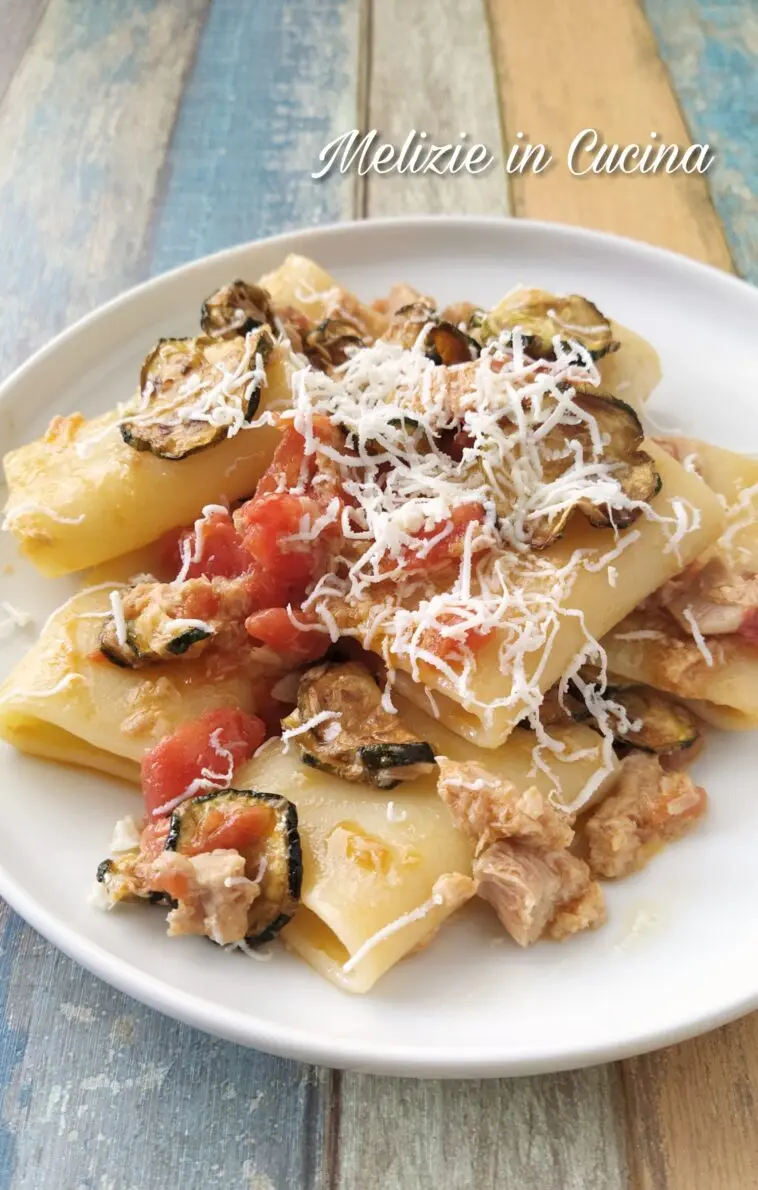 Pasta tonno e zucchine facile e gustosa - Melizie in Cucina