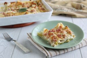 Lasagne bianche con zucchine