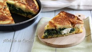 torta di pane raffermo ricotta e spinaci