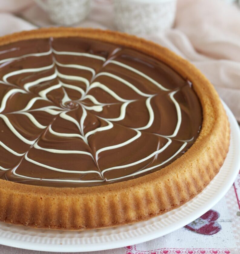 Crostata morbida al cioccolato fuso