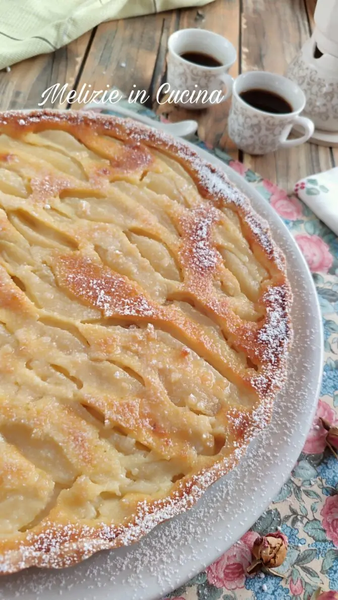 Torta alle pere con crema di mandorle - Melizie in Cucina