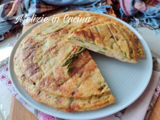 Frittata di asparagi al pangrattato