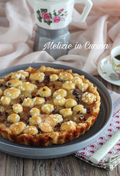 Crostata pere e cioccolato