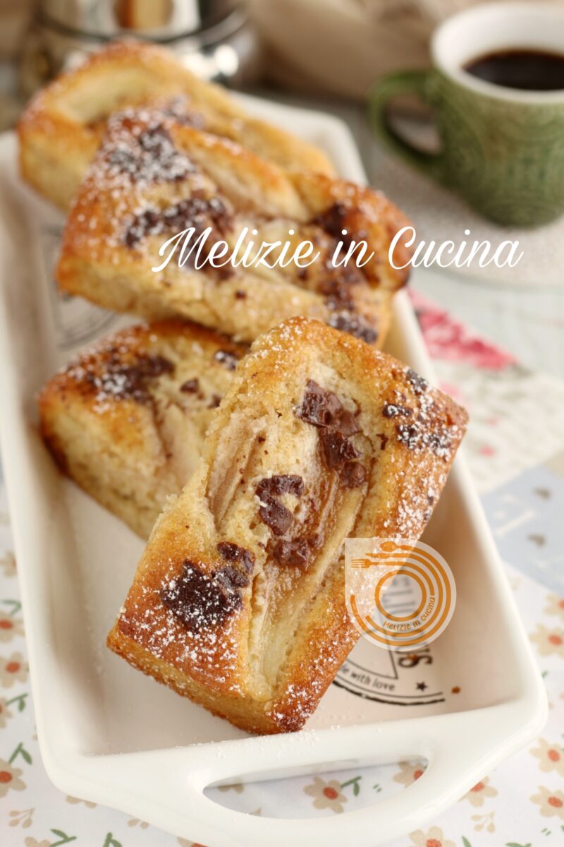 Plumcake pere e cioccolato